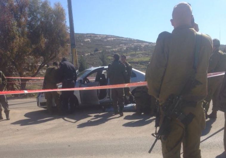 Scene of shooting attack near Beit El