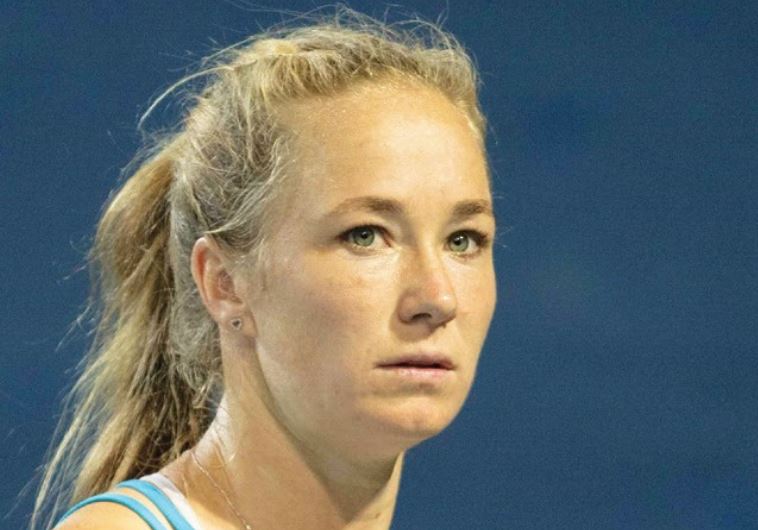 Israel’s No. 1 women's tennis player, Julia Glushko