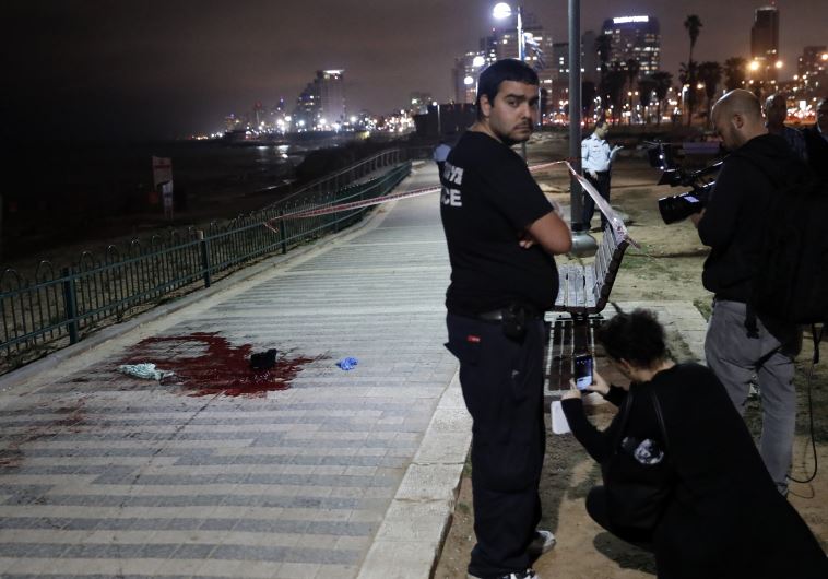 Scene of stabbing in Jaffa