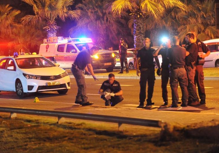 Scene of stabbing spree near Jaffa, March 8, 2016