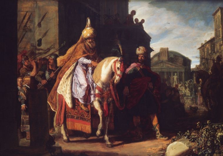 ‘The Triumph of Mordecai’ (1624) by Pieter Pietersz Lastman, in the Rembrandt House Museum in Amsterdam