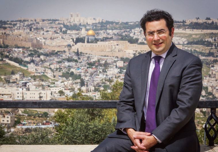 Hillel Neuer takes in a sweeping view of Jerusalem from the East Talpiot promenade