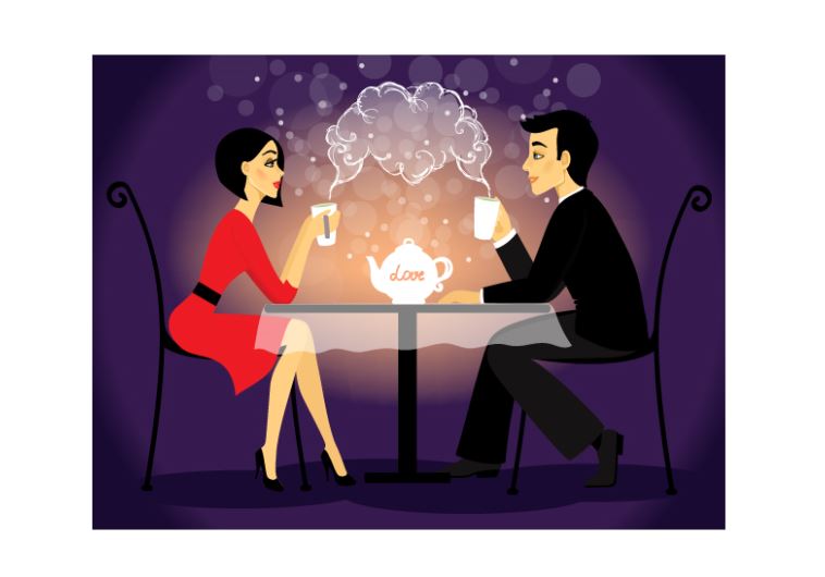 A couple on a date