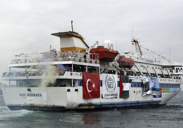 The Turkish ship Mavi Marmara leaves Istanbul May 22, 2010, aiming to break the Israeli blockade of Gaza