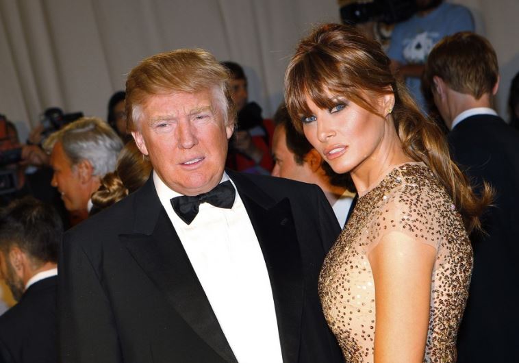 GOP presidential candidate Donald Trump and his wife, Melania