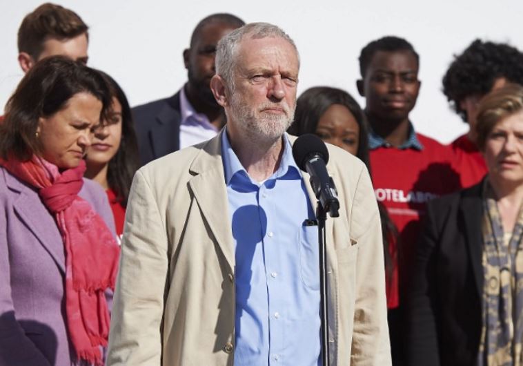 Labor Party leader Jeremy Corbyn makes an appearance in London