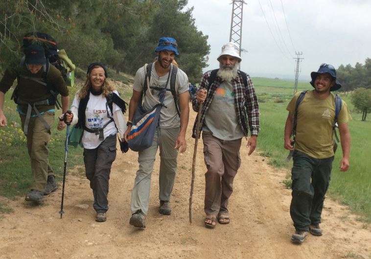 OUR GUIDE Yair (second from right) pointed out the sites of a number of biblical stories.