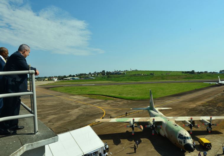 Prime Minister Benjamin Netanyahu visits Entebbe, Uganda