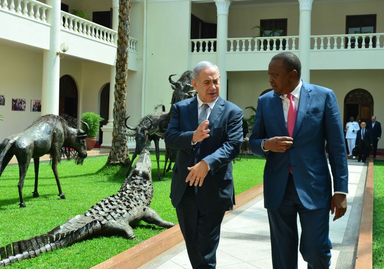 PM Netanyahu and Kenya’s President Uhuru Kenyatta