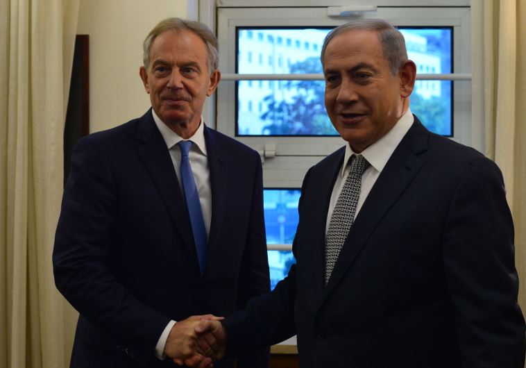 PM Netanyahu with Tony Blair