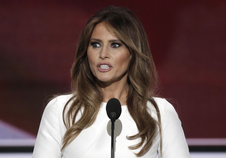 Melania Trump, wife of Republican US presidential candidate Donald Trump