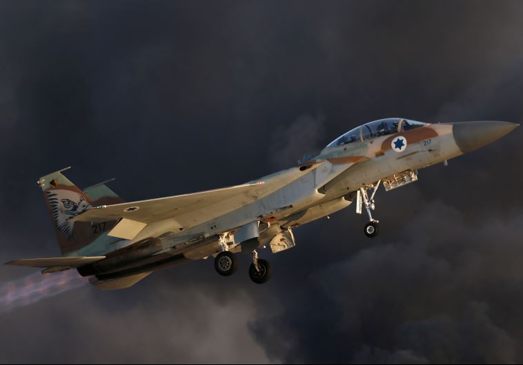 Israeli f-15 fighter jet