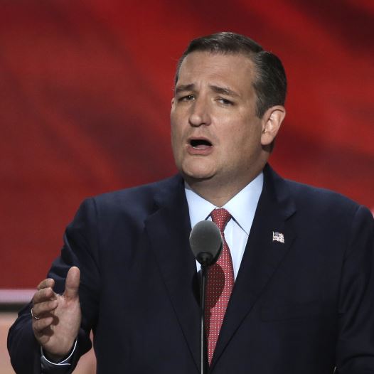 Former Republican US presidential candidate Senator Ted Cruz speaks during the third night of the Republican National Convention in Cleveland, Ohio, U.S. July 20, 2016
