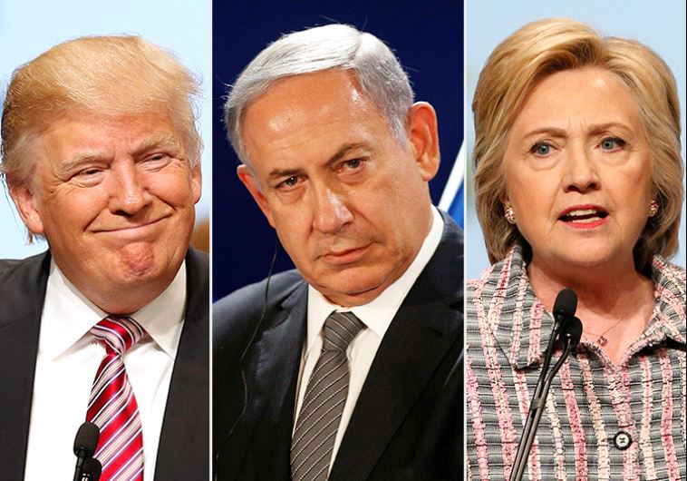 Trump Netanyahu and Clinton