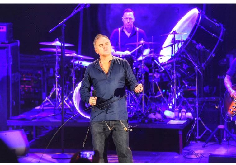 Morrissey concert in Tel Aviv.