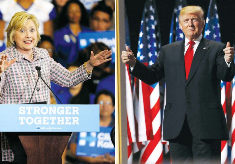 Clinton and Trump