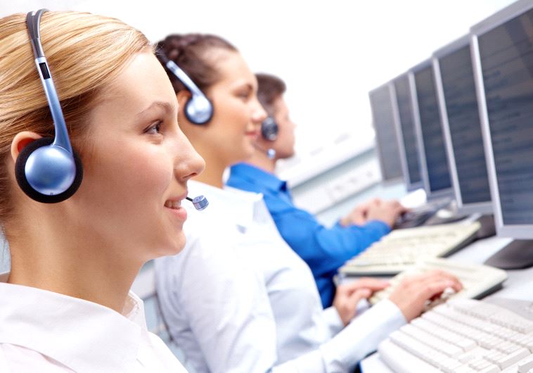 A call center operator