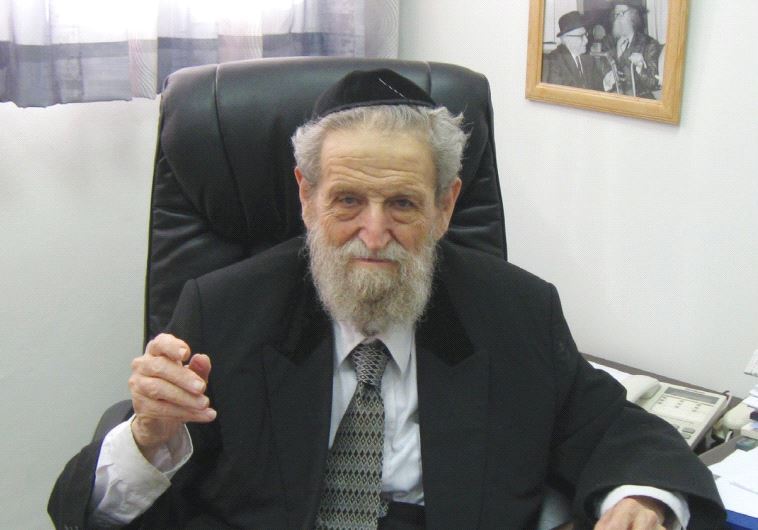 RABBI SHE’AR YASHUV COHEN in his Haifa office in 2012.