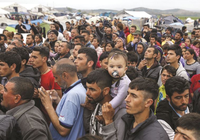 Arrivée de migrants en Europe