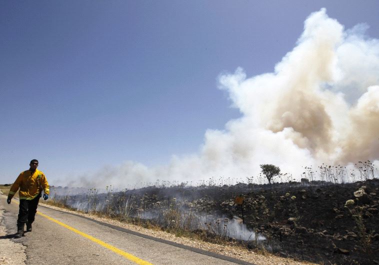 Mortar shells land on Golan Heights (Illustration)