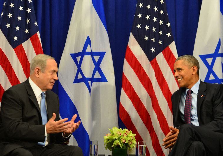 Barack Obama and Benjamin Netanyahu meet in New York on Septmber 21