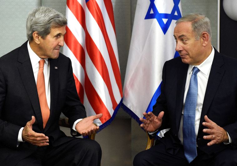 PM Benjamin Netanyahu and US Secretary of State John Kerry