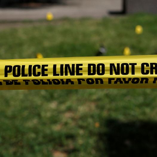 Police tape.