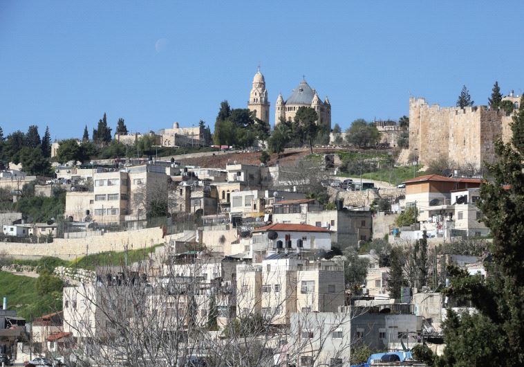 Homes in the eastern Jerusalem neighborhood of Silwan, pictured above