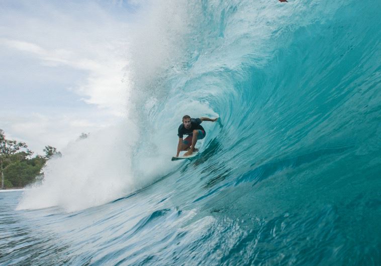 Former Israeli surfing open division champion Yoni Klein