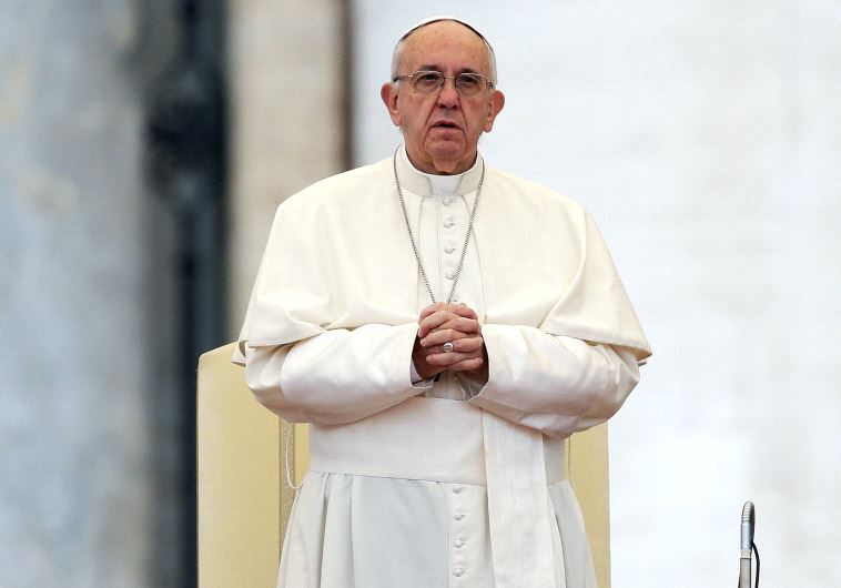 Pope Francis leads the general audience in Saint Peter's Square at the Vatican October 26, 2016