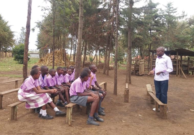 The Joel Omino Secondary School in Kisumu, Kenya, saw the first Israeli-backed program of Education for Sustainable Development