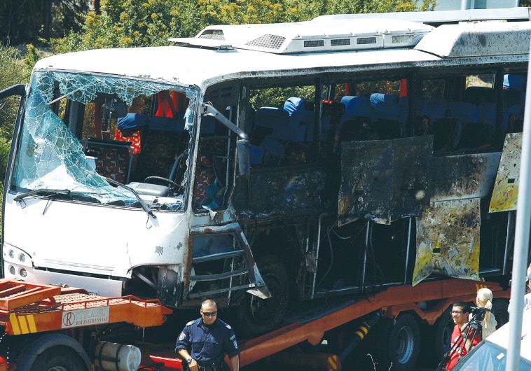 Terrorists attackted this bus in Burgas on July 18, 2012, killing five Israeli vacationers and their Bulgarian driver and wounding 32 others.