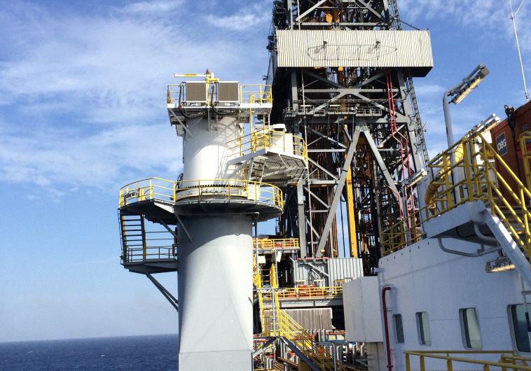 Aboard the Atwood Advantage while drilling Tamar-8.