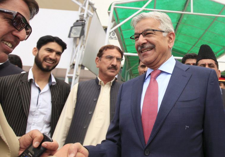 Pakistan's Defense Minister Khawaja Asif 
