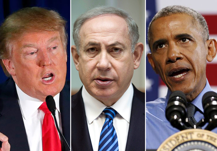 Trump, Netanyahu and Obama