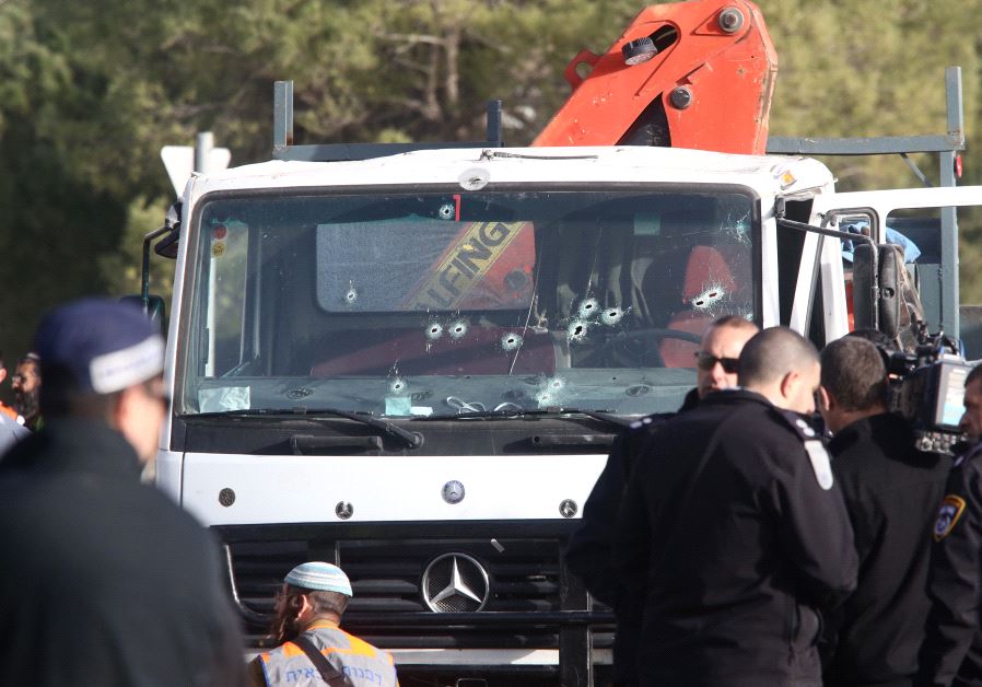 Scene of Jerusalem ramming attack