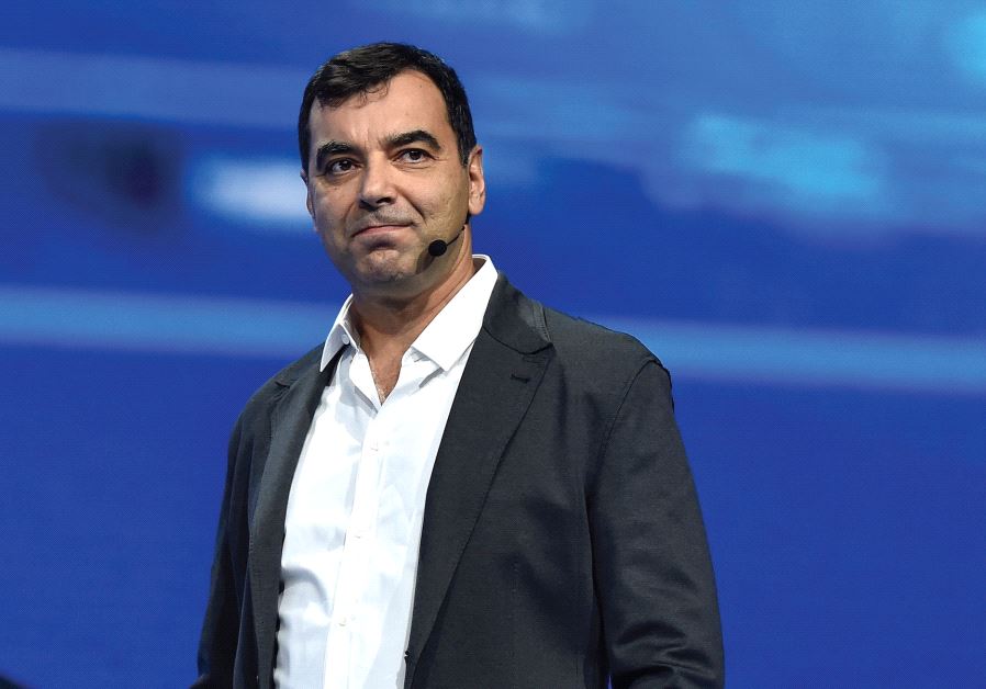 Mobileye co-founder Amnon Shashua speaks at a press event at CES in Las Vegas, January 5, 2016