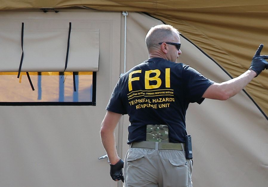 An FBI investigator 