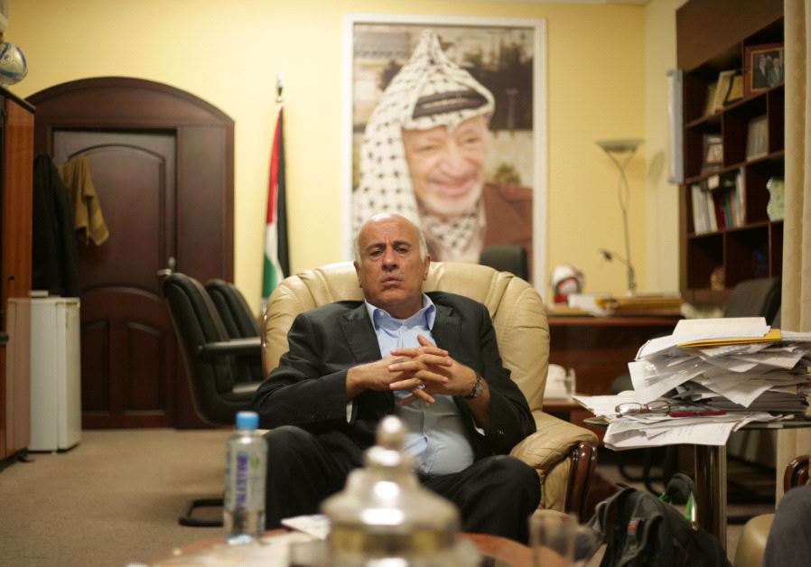 Jibril Rajoub in his office in Ramallah on December 7, 2015