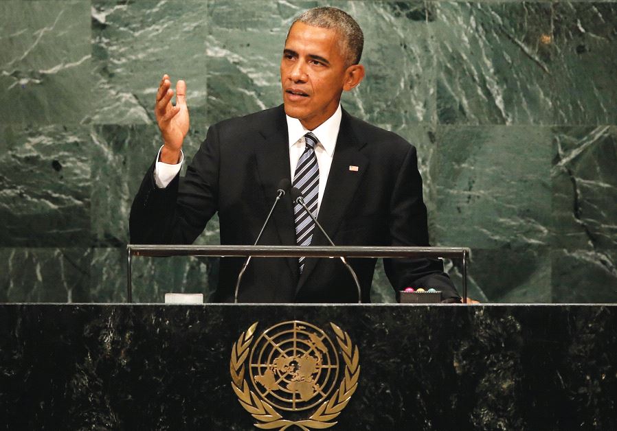 Obama delivers his final address to the United Nations General Assembly.