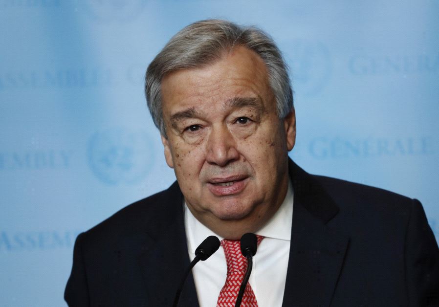 United Nations Secretary-General Antonio Guterres‏