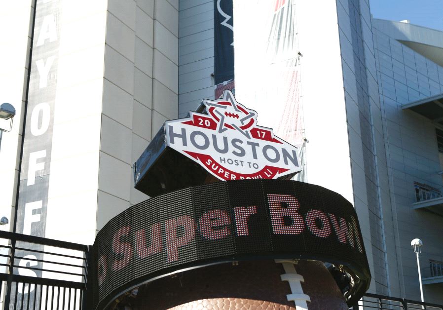 Super Bowl sign