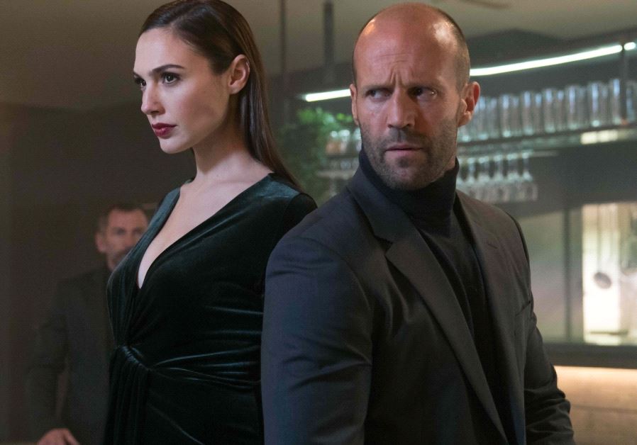 Still from Wix Super Bowl ad featuring Gal Gadot and Jason Statham