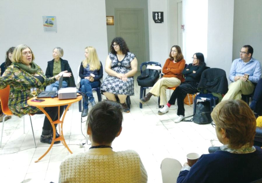 Participants in the Wiki Women project gather in Tel Aviv in December