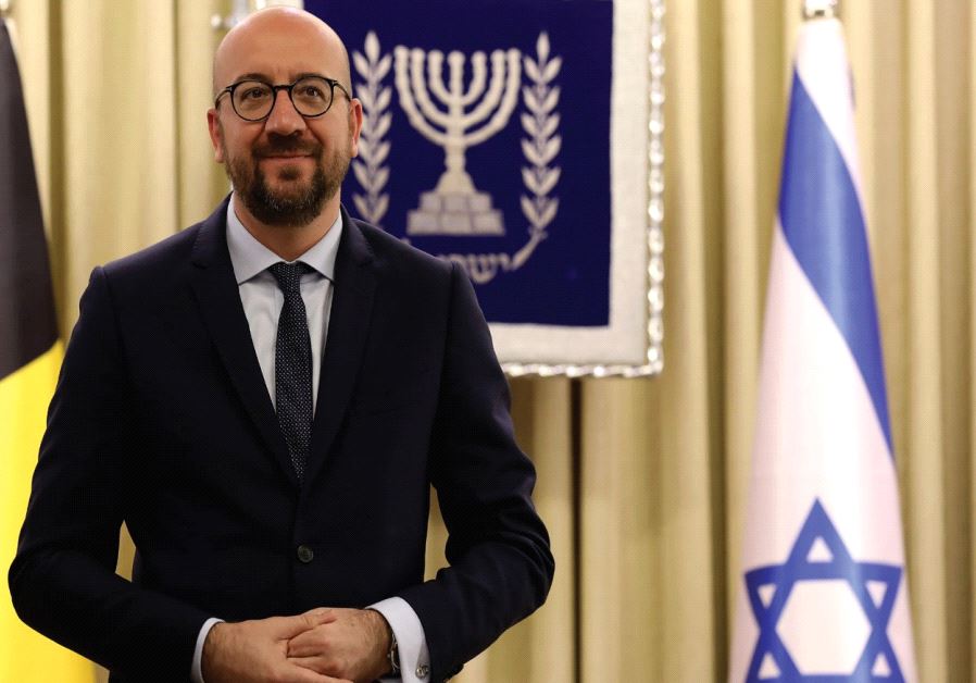 BELGIAN PRIME Minister Charles Michel at his meeting with President Reuven Rivlin earlier this month