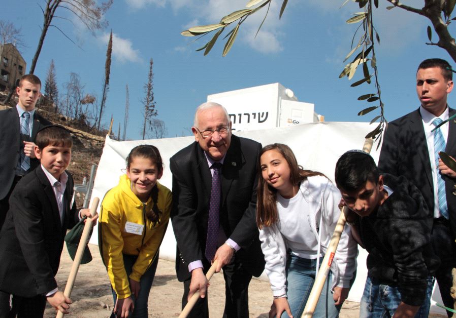 Tu BiShvat Ceremony with Israeli President Reuven Rivlin
