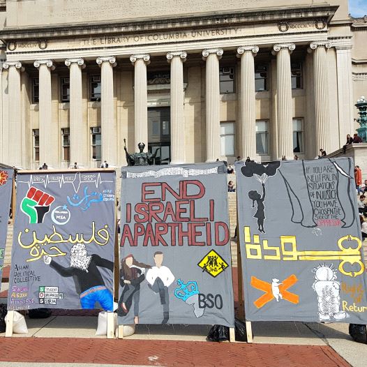 Israel Apartheid Week at Columbia University.