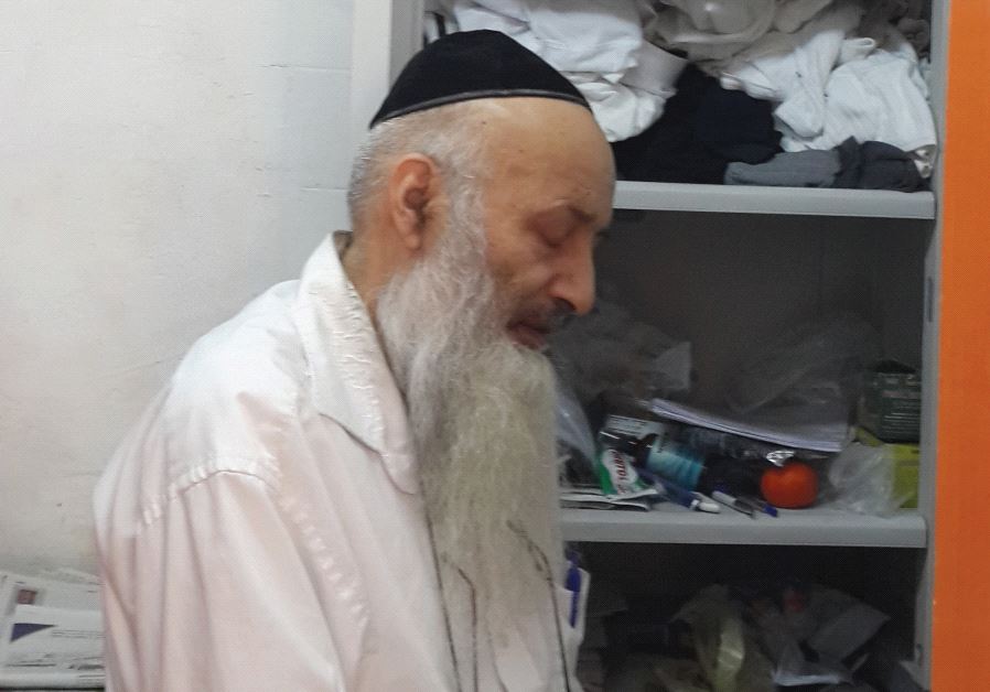 Baruch Ben-Aharon in his dwelling