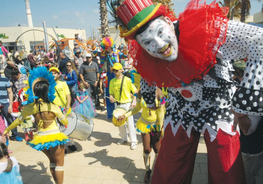 Purim is in the air at Tel Aviv Port