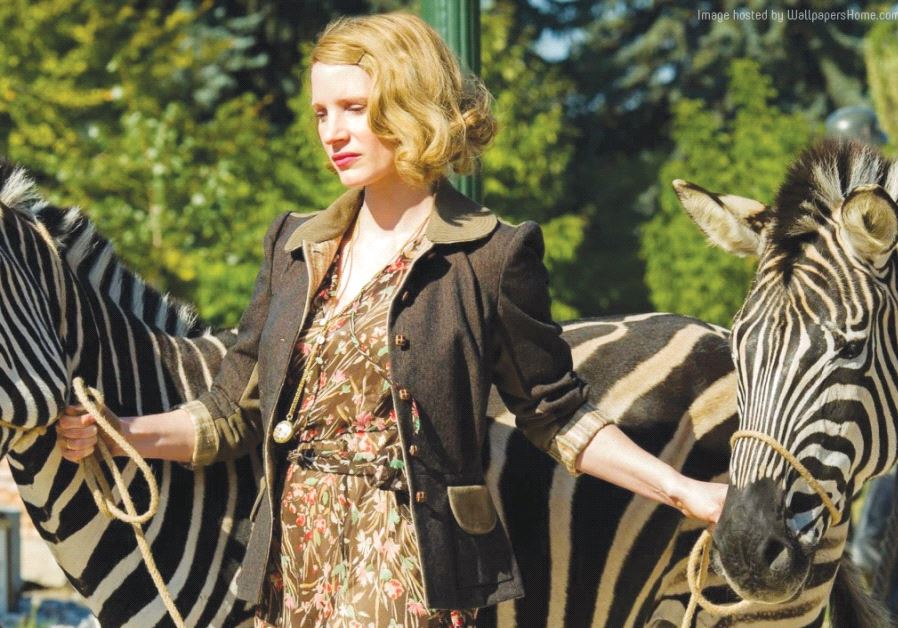 JESSICA CHASTAIN stars in the upcoming Holocaust drama ‘The Zookeeper’s Wife.’